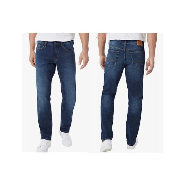 IZOD Men's Comfort Stretch Straight Fit Jean